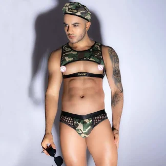 Sexy Camouflage Costume Lingerie