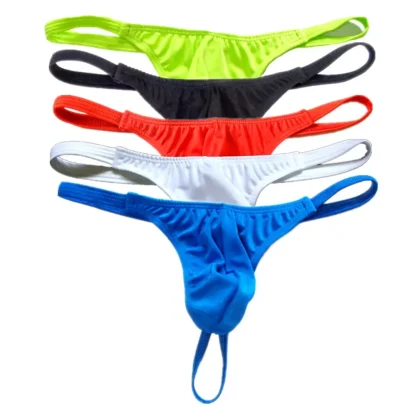 High Elasticity Solid Color G-string - Image 2