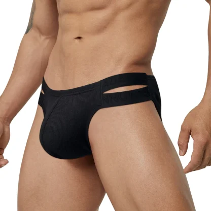 Double Waist Strap Solid Brief - Image 3