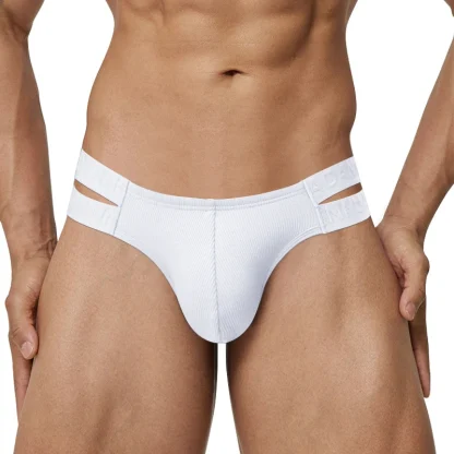 Double Waist Strap Solid Brief - Image 5