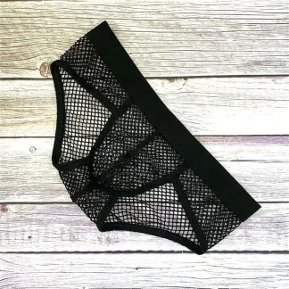 Full Transaprent Fishnet Brief