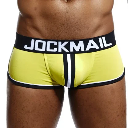 Backless Men's Striped Jockstrap - Image 13