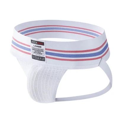 Striped Print Athletic Jockstrap - Image 4