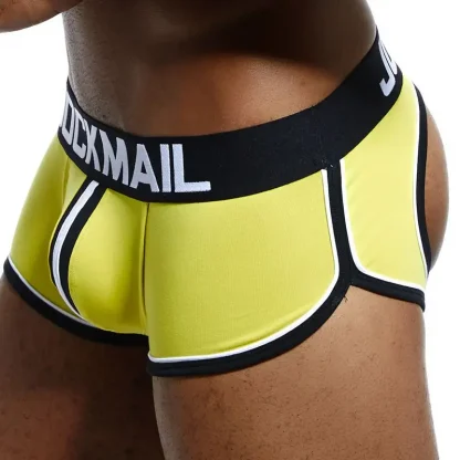 Backless Men's Striped Jockstrap - Image 14