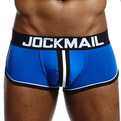 Backless Men's Striped Jockstrap - Image 11