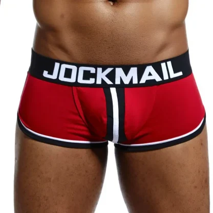 Backless Men's Striped Jockstrap - Image 9