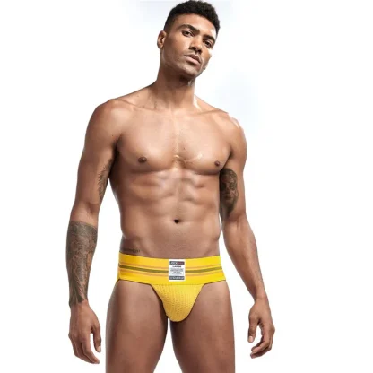 Striped Print Athletic Jockstrap - Image 12