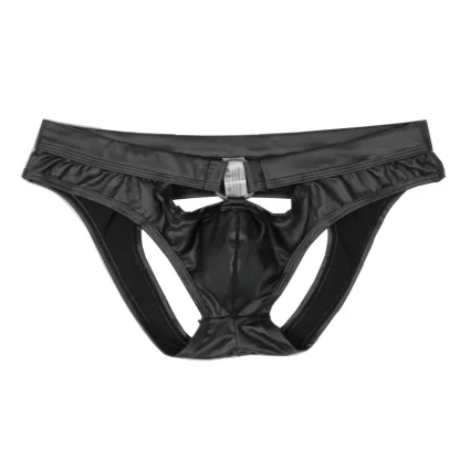 Ring Front Decor Black Jockstrap - Image 5