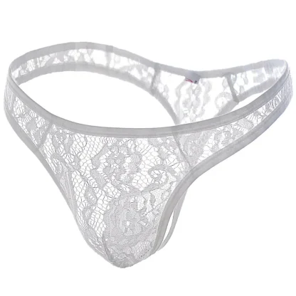 Floral Sheer Lace Sexy Thong