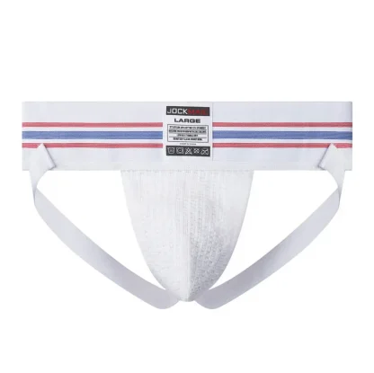 Striped Print Athletic Jockstrap - Image 15