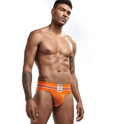 Striped Print Athletic Jockstrap - Image 10