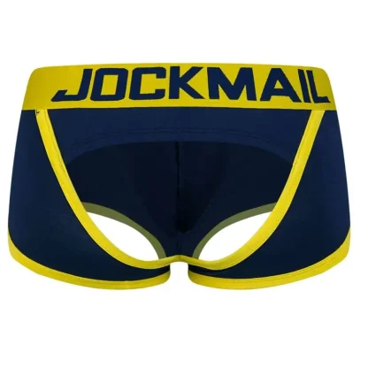 Backless Men's Striped Jockstrap - Image 5