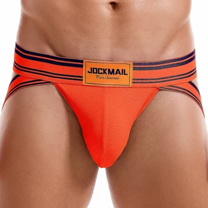 Two Tone Striped Sexy Jockstrap